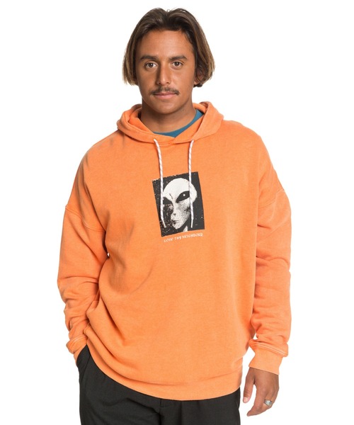 OGHOODIEFLEECE/クイックシルバーパーカーワンポイントフード
