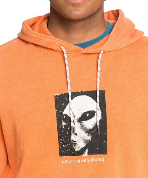 OGHOODIEFLEECE/クイックシルバーパーカーワンポイントフード