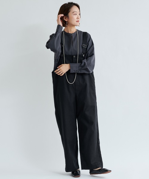 DouDou（ドゥドゥ）の「オーバーオール（サロペット/オーバーオール・レディース・ホワイト/ブラック・FREE）」の16枚目の写真