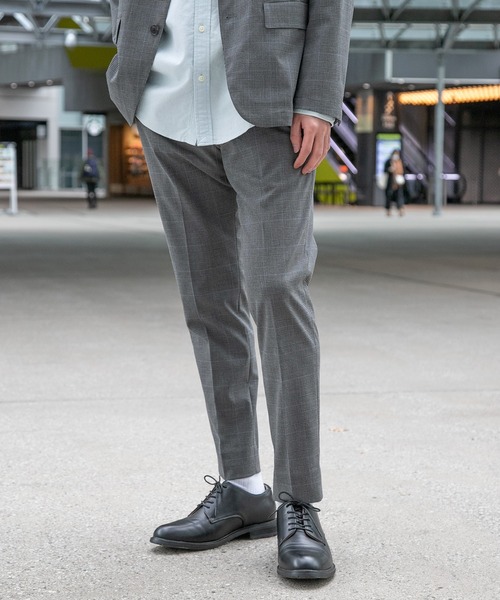 GLOBAL WORK(グローバルワーク)の「URBAN SLACKS【機能満載の美脚スラックス】/882673(スラックス・メンズ・ブラック/ネイビー/グレー/ブラウン/ダークグレー/ブラウン系その他/ブルー系その他7/ブラック系その他/グレー系その他/ダークブルー/ベージュ系その他3/グレー系その他7・SMALL/MEDIUM/LARGE/X-LARGE)」の7枚目の写真