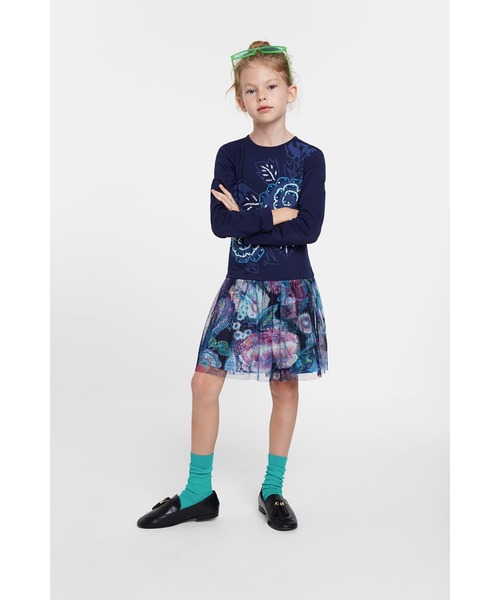 Desigual（デシグアル）の「ワンピース長袖 CHIHUAHUA