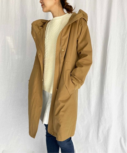 セール】ライナー付きミリタリーモッズコート（モッズコート）｜PICCIN