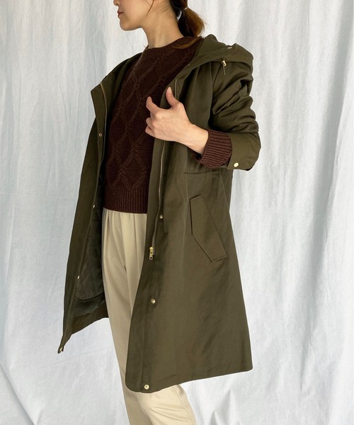 セール】ライナー付きミリタリーモッズコート（モッズコート）｜PICCIN