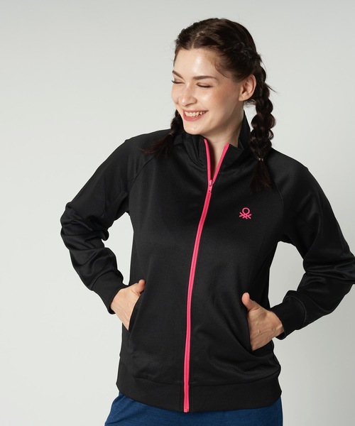 史上最も激安 Benetton ベネトン レディースジャージジャケット Uvカット 大注目 Www Akronautoauction Com