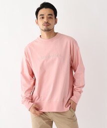 BASECONTROL（ベースコントロール）の「◆セリフ体ロゴ刺繍 天竺スウェット（Tシャツ/カットソー）」