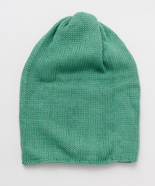 チャイハネ（チャイハネ）の「【チャイハネ】コットンニット サンジキャップ（ニットキャップ/ビーニー・メンズ・ブラック/ブルー/ブラウン/グリーン/ピンク/グレー/カーキ/イエロー/オレンジ/ブルー系その他/キナリ・FREE）」の6枚目の写真