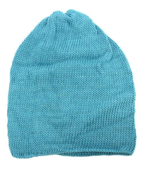 チャイハネ（チャイハネ）の「【チャイハネ】コットンニット サンジキャップ（ニットキャップ/ビーニー・メンズ・ブラック/ブルー/ブラウン/グリーン/ピンク/グレー/カーキ/イエロー/オレンジ/ブルー系その他/キナリ・FREE）」の7枚目の写真