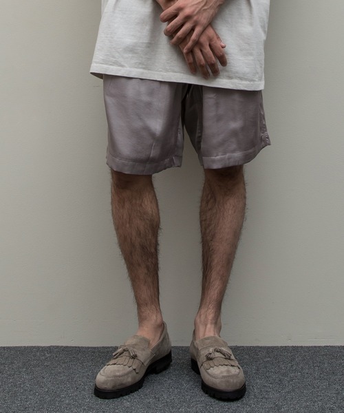 bal(バル)の「【2021春夏】RAYON ELASTIC WAIST SHORT(その他パンツ・メンズ・ブラック/グレー・MEDIUM/LARGE/X-LARGE)」の2枚目の写真