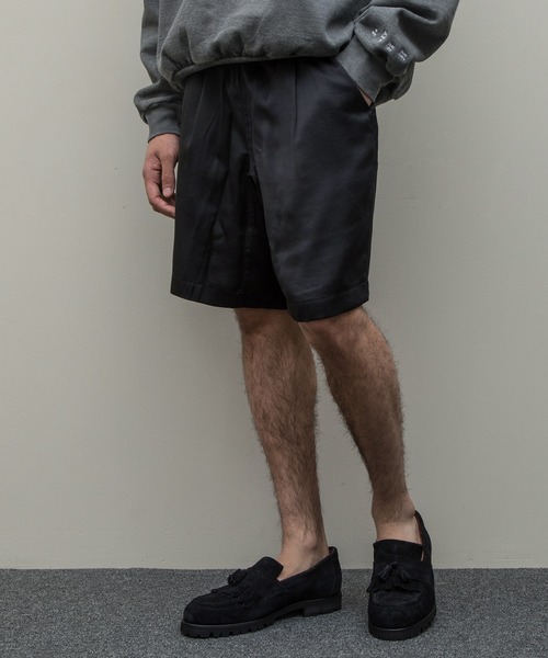 bal(バル)の「【2021春夏】RAYON ELASTIC WAIST SHORT(その他パンツ・メンズ・ブラック/グレー・MEDIUM/LARGE/X-LARGE)」の1枚目の写真