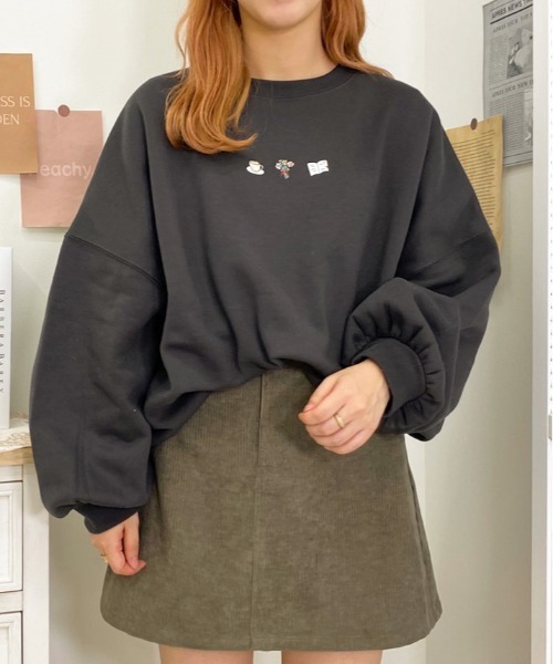 apres jour（アプレジュール）の「【3周年記念アイテム】袖ボリュームスウェット【ZOZOTOWN限定アイテム】（スウェット・レディース・ブラック/アイボリー/モカ/ライトベージュ・X-LARGE/フリー）」の10枚目の写真