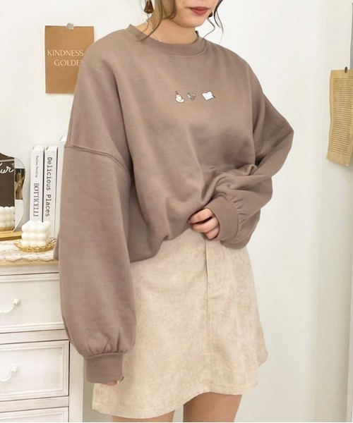 apres jour（アプレジュール）の「【3周年記念アイテム】袖ボリュームスウェット【ZOZOTOWN限定アイテム】（スウェット・レディース・ブラック/アイボリー/モカ/ライトベージュ・X-LARGE/フリー）」の14枚目の写真