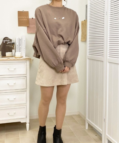 apres jour（アプレジュール）の「【3周年記念アイテム】袖ボリュームスウェット【ZOZOTOWN限定アイテム】（スウェット・レディース・ブラック/アイボリー/モカ/ライトベージュ・X-LARGE/フリー）」の17枚目の写真