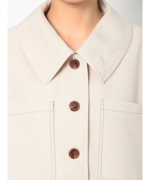 MURUA（ムルーア）の「イレヘムシャツブルゾン（ブルゾン・レディース・ベージュ/グリーン/アイボリー・FREE）」の11枚目の写真