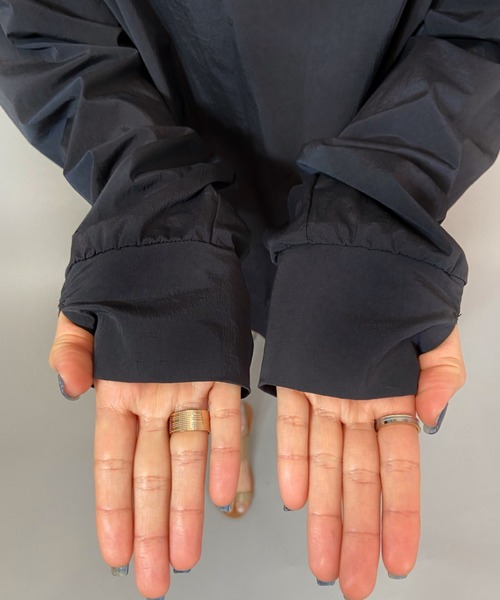 ROXY（ロキシー）の「ROXY/ロキシー   水陸両用ビッグシルエット  ラッシュロンT   RLY211039（ラッシュガード・レディース・ブラック/オレンジ・L/M）」の8枚目の写真