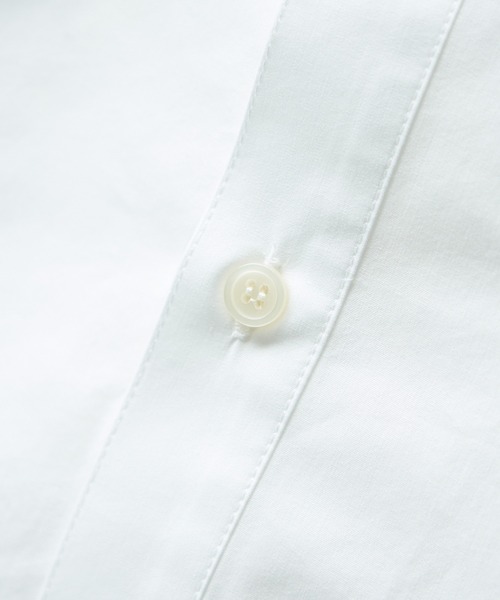 ROPE' PICNIC（ロペピクニック）の「【TRUE COTTON】テンセルシャツチュニック（シャツ/ブラウス・レディース・ホワイト/ベージュ/サックスブルー/ライトグリーン・38）」の6枚目の写真