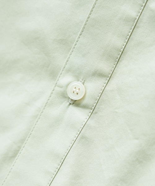 ROPE' PICNIC（ロペピクニック）の「【TRUE COTTON】テンセルシャツチュニック（シャツ/ブラウス・レディース・ホワイト/ベージュ/サックスブルー/ライトグリーン・38）」の8枚目の写真