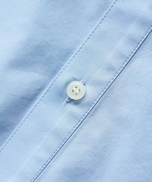 ROPE' PICNIC（ロペピクニック）の「【TRUE COTTON】テンセルシャツチュニック（シャツ/ブラウス・レディース・ホワイト/ベージュ/サックスブルー/ライトグリーン・38）」の5枚目の写真