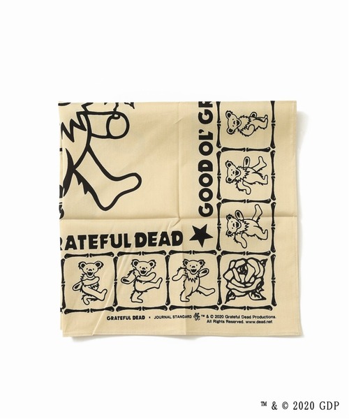 GRATEFUL DEAD×JOURNAL STANDARD/グレイトフルデッド】大判バンダナ