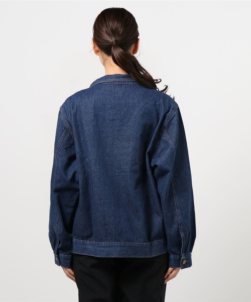 WC(ダブル シー)の「WC/デニム長袖ジャケット(デニムジャケット・レディース・インディゴブルー・FREE)」の2枚目の写真