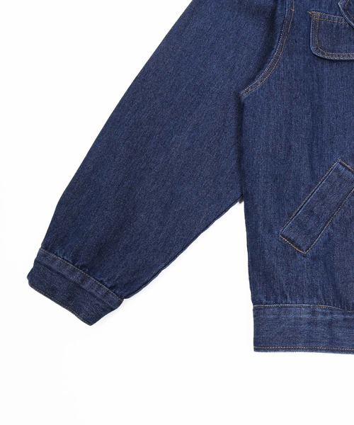 WC(ダブル シー)の「WC/デニム長袖ジャケット(デニムジャケット・レディース・インディゴブルー・FREE)」の11枚目の写真