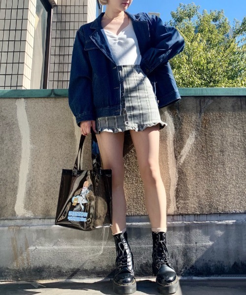 WC(ダブル シー)の「WC/デニム長袖ジャケット(デニムジャケット・レディース・インディゴブルー・FREE)」の6枚目の写真