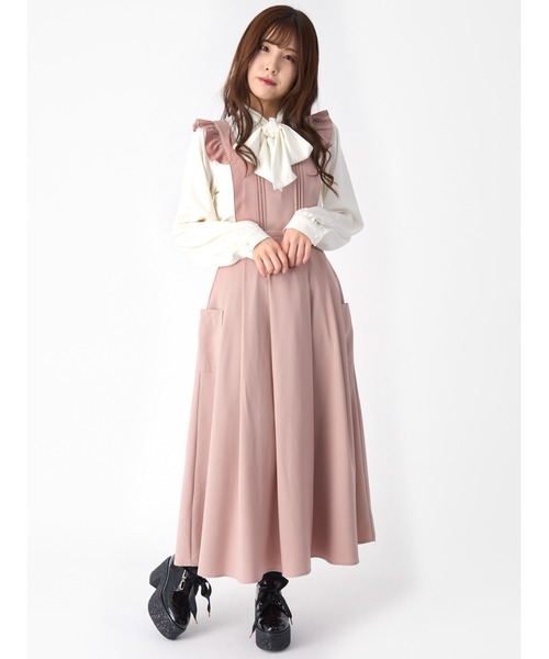 エンブロイダリーロングサロペットop ワンピース Ank Rouge アンクルージュ のファッション通販 Zozotown