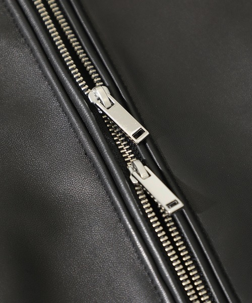 city（シティ）の「シングルライダース/SINGLE RIDERS（ライダースジャケット・メンズ・ブラック・1/3/2）」の6枚目の写真