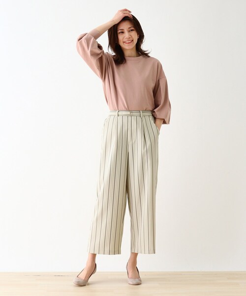 DRESKIP（ドレスキップ）の「◆サップストレートパンツ（その他パンツ・レディース・ネイビー/ベージュ系その他5/カーキ・02/03/04）」の7枚目の写真