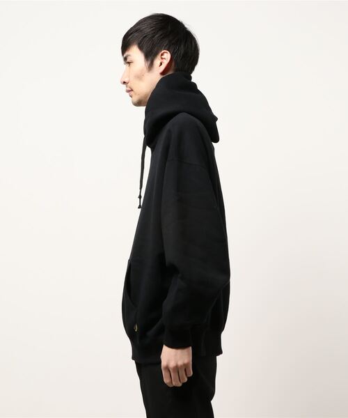 is-ness（イズネス）の「【WIS-NESS / ウィズネス】 OVER HOODIE SWEAT（パーカー・メンズ・ブラック/チャコールグレー・MEDIUM）」の8枚目の写真