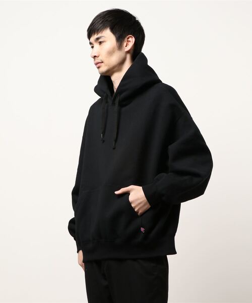 is-ness（イズネス）の「【WIS-NESS / ウィズネス】 OVER HOODIE SWEAT（パーカー・メンズ・ブラック/チャコールグレー・MEDIUM）」の7枚目の写真