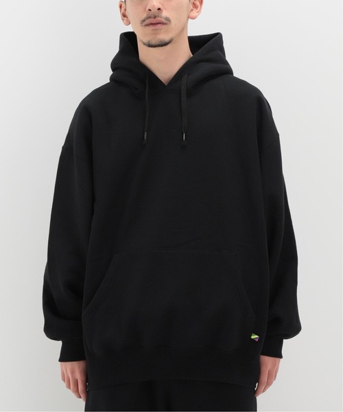 is-ness（イズネス）の「【WIS-NESS / ウィズネス】 OVER HOODIE SWEAT（パーカー・メンズ・ブラック/チャコールグレー・MEDIUM）」の9枚目の写真