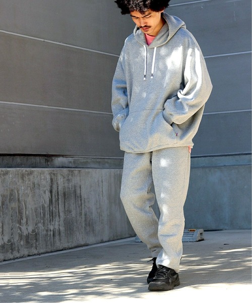 is-ness（イズネス）の「【WIS-NESS / ウィズネス】 OVER HOODIE SWEAT（パーカー・メンズ・ブラック/チャコールグレー・MEDIUM）」の10枚目の写真