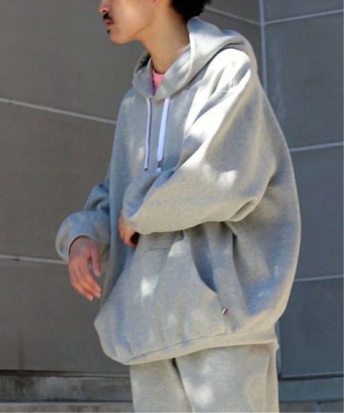 is-ness（イズネス）の「【WIS-NESS / ウィズネス】 OVER HOODIE SWEAT（パーカー・メンズ・ブラック/チャコールグレー・MEDIUM）」の11枚目の写真