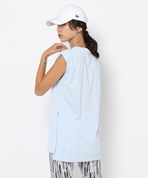 HEREIAM(ヘレイアム)の「≪新色入荷≫【HEREIAM】吸水速乾/ミラーロゴノースリプルオーバー2(Tシャツ/カットソー・レディース・ホワイト/ブラック/ベビーピンク/クリーム/ネイビー/ベージュ/ライラック/ライトブルー/シャーベット/ブラウン/チャコール/ライトピンク/オフホワイト/ライトグレー/ブルー/ブルー系/レッド/バイオレット/カーキ/ピンク/アイボリー・MEDIUM/SMALL)」の15枚目の写真