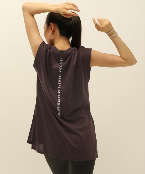 HEREIAM(ヘレイアム)の「≪新色入荷≫【HEREIAM】吸水速乾/ミラーロゴノースリプルオーバー2(Tシャツ/カットソー・レディース・ホワイト/ブラック/ベビーピンク/クリーム/ネイビー/ベージュ/ライラック/ライトブルー/シャーベット/ブラウン/チャコール/ライトピンク/オフホワイト/ライトグレー/ブルー/ブルー系/レッド/バイオレット/カーキ/ピンク/アイボリー・MEDIUM/SMALL)」の7枚目の写真