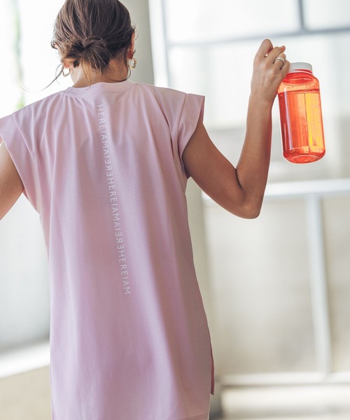 HEREIAM(ヘレイアム)の「≪新色入荷≫【HEREIAM】吸水速乾/ミラーロゴノースリプルオーバー2(Tシャツ/カットソー・レディース・ホワイト/ブラック/ベビーピンク/クリーム/ネイビー/ベージュ/ライラック/ライトブルー/シャーベット/ブラウン/チャコール/ライトピンク/オフホワイト/ライトグレー/ブルー/ブルー系/レッド/バイオレット/カーキ/ピンク/アイボリー・MEDIUM/SMALL)」の19枚目の写真