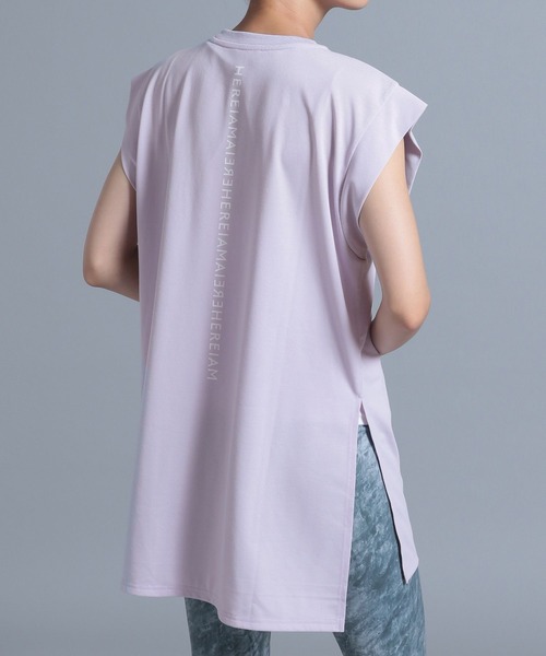 HEREIAM(ヘレイアム)の「≪新色入荷≫【HEREIAM】吸水速乾/ミラーロゴノースリプルオーバー2(Tシャツ/カットソー・レディース・ホワイト/ブラック/ベビーピンク/クリーム/ネイビー/ベージュ/ライラック/ライトブルー/シャーベット/ブラウン/チャコール/ライトピンク/オフホワイト/ライトグレー/ブルー/ブルー系/レッド/バイオレット/カーキ/ピンク/アイボリー・MEDIUM/SMALL)」の16枚目の写真