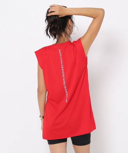 HEREIAM(ヘレイアム)の「≪新色入荷≫【HEREIAM】吸水速乾/ミラーロゴノースリプルオーバー2(Tシャツ/カットソー・レディース・ホワイト/ブラック/ベビーピンク/クリーム/ネイビー/ベージュ/ライラック/ライトブルー/シャーベット/ブラウン/チャコール/ライトピンク/オフホワイト/ライトグレー/ブルー/ブルー系/レッド/バイオレット/カーキ/ピンク/アイボリー・MEDIUM/SMALL)」の20枚目の写真