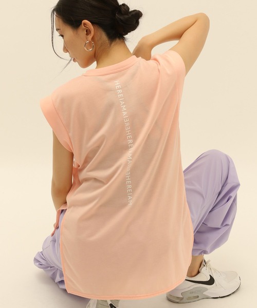 HEREIAM(ヘレイアム)の「≪新色入荷≫【HEREIAM】吸水速乾/ミラーロゴノースリプルオーバー2(Tシャツ/カットソー・レディース・ホワイト/ブラック/ベビーピンク/クリーム/ネイビー/ベージュ/ライラック/ライトブルー/シャーベット/ブラウン/チャコール/ライトピンク/オフホワイト/ライトグレー/ブルー/ブルー系/レッド/バイオレット/カーキ/ピンク/アイボリー・MEDIUM/SMALL)」の21枚目の写真