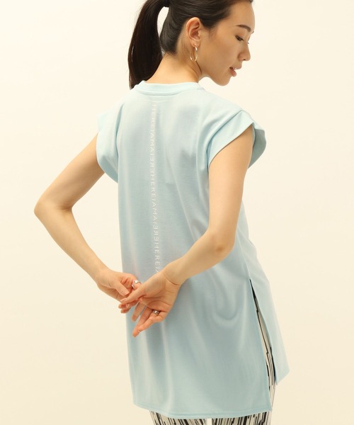 HEREIAM(ヘレイアム)の「≪新色入荷≫【HEREIAM】吸水速乾/ミラーロゴノースリプルオーバー2(Tシャツ/カットソー・レディース・ホワイト/ブラック/ベビーピンク/クリーム/ネイビー/ベージュ/ライラック/ライトブルー/シャーベット/ブラウン/チャコール/ライトピンク/オフホワイト/ライトグレー/ブルー/ブルー系/レッド/バイオレット/カーキ/ピンク/アイボリー・MEDIUM/SMALL)」の12枚目の写真