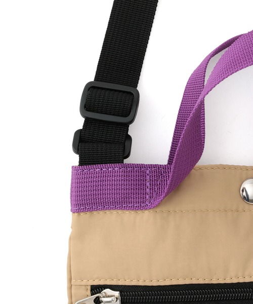 Dickies(ディッキーズ)の「【Dickies】別注フロントジップショルダーバッグ(ショルダーバッグ・レディース・ブラック/ベージュ・FREE)」の11枚目の写真