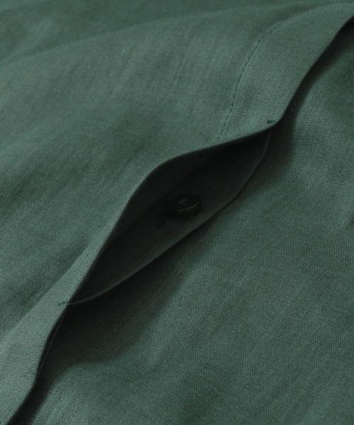 KBF+(ケービーエフプラス)の「KBF+ シアーリネンスリットスリーブシャツガウン∴(その他アウター・レディース・ライトベージュ/オレンジ系その他・ONE)」の20枚目の写真