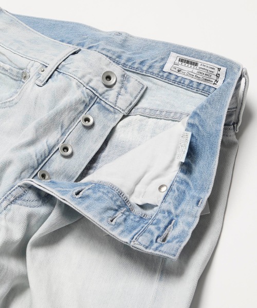 LEGENDA（レジェンダ）の「レジェンダ ハードブリーチ クラッシュ デニムパンツ / LEGENDA Hard Bleach Crash Denim Pants （デニムパンツ・メンズ・ライトインディゴブルー・1/3/2）」の7枚目の写真