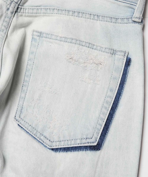 LEGENDA（レジェンダ）の「レジェンダ ハードブリーチ クラッシュ デニムパンツ / LEGENDA Hard Bleach Crash Denim Pants （デニムパンツ・メンズ・ライトインディゴブルー・1/3/2）」の3枚目の写真