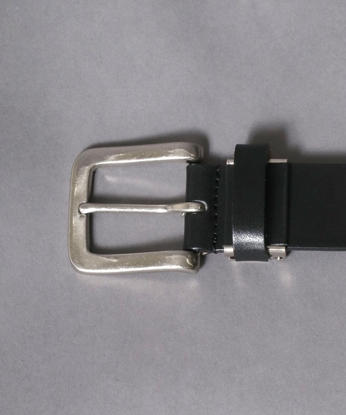 SITRY(シトリー)の「【栃木レザー】スクエアバックル35mmレザーベルト(ベルト・メンズ・ブラック/ベージュ/ブラウン・FREE)」の7枚目の写真