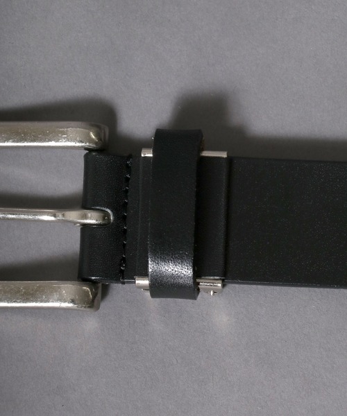 SITRY(シトリー)の「【栃木レザー】スクエアバックル35mmレザーベルト(ベルト・メンズ・ブラック/ベージュ/ブラウン・FREE)」の5枚目の写真