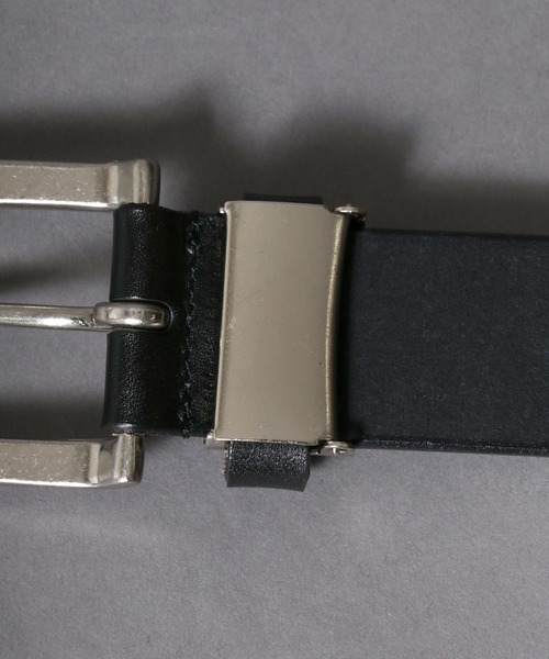 SITRY(シトリー)の「【栃木レザー】スクエアバックル35mmレザーベルト(ベルト・メンズ・ブラック/ベージュ/ブラウン・FREE)」の6枚目の写真