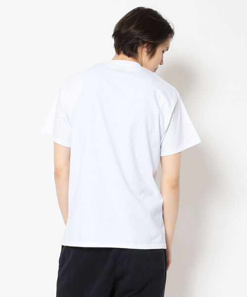 BAMBOO SHOOTS（バンブーシュート）の「BAMBOO SHOOTS/バンブーシュート　BACKPACK by Ken Kagami　Tシャツ（Tシャツ/カットソー・メンズ・ホワイト/ゴールド・LARGE/MEDIUM/X-LARGE）」の4枚目の写真