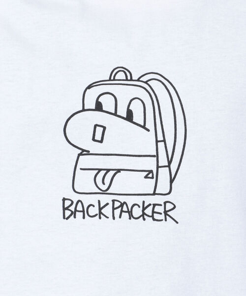 BAMBOO SHOOTS（バンブーシュート）の「BAMBOO SHOOTS/バンブーシュート　BACKPACK by Ken Kagami　Tシャツ（Tシャツ/カットソー・メンズ・ホワイト/ゴールド・LARGE/MEDIUM/X-LARGE）」の6枚目の写真
