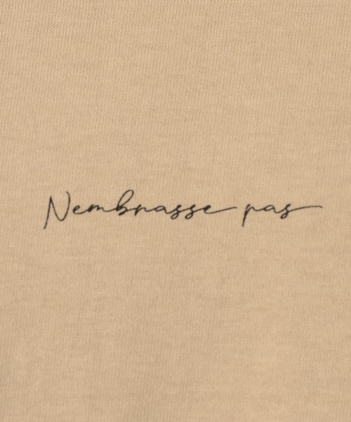 make a ray!（メイク ア レイ！）の「メッセージ＆シンプルロゴ グラフィック プリントTシャツ（Tシャツ/カットソー・メンズ・ミント/ホワイト/ホワイト系その他/ベージュ/ライトブルー/ブラック・M/L/XL）」の21枚目の写真